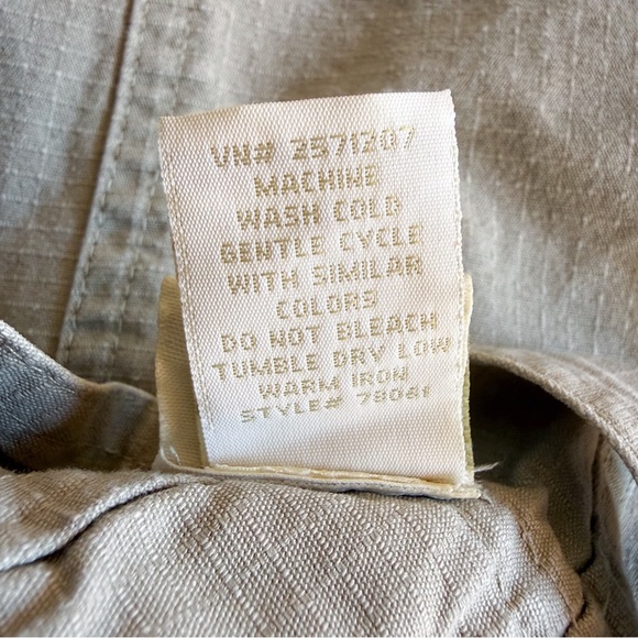 Vintage 90s Y2K Classic Winnie the Pooh Beige Khaki Embroidered Overalls 24 mos - Picture 12 of 12